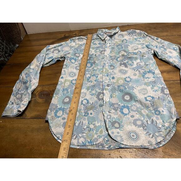 Junya Watanabe Comme Des Garcons Man Runway Floral Men’s Button Up Shirt Size S - Picture 9 of 13